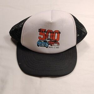 Nascar Vintage Darlington Raceway 1984 Mesh Snapback Baseball Cap One Size